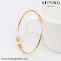 51495 Xuping Gold Armreif Designs Großhandel Frauen Messing Armreifen